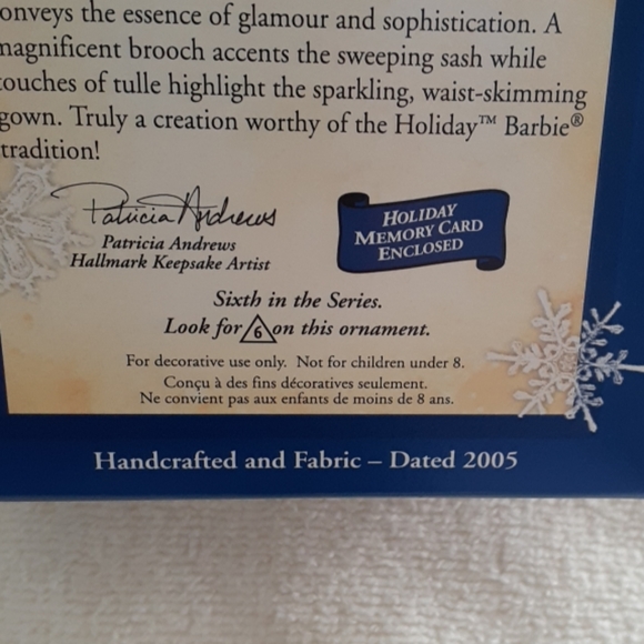 Hallmark Celebration Barbie, 2005. - Picture 5 of 8